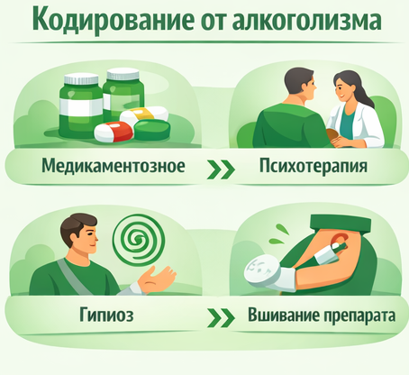 кодирование от алкоголизма в Шахтах Санати